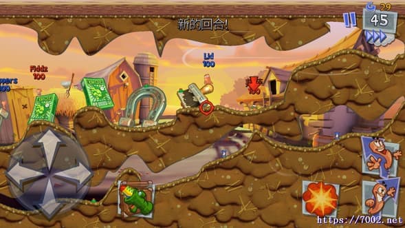 《百战天虫3》手机移植版.均亲测可玩~